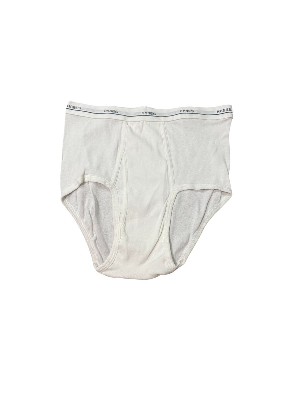 Vintage Hanes White Briefs Cotton Underwear Mens Large